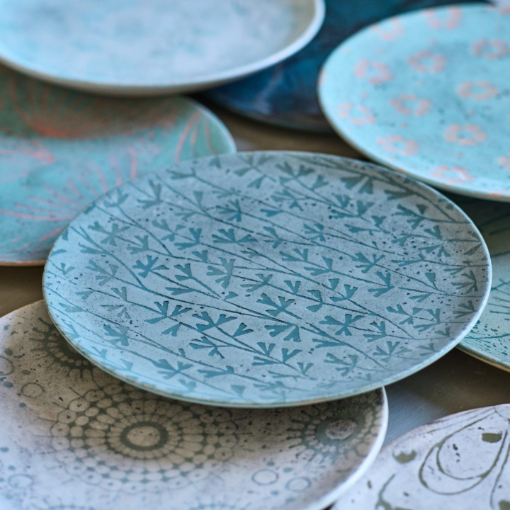 Nicole Thoss Keramik - Bedrucktes Geschirr