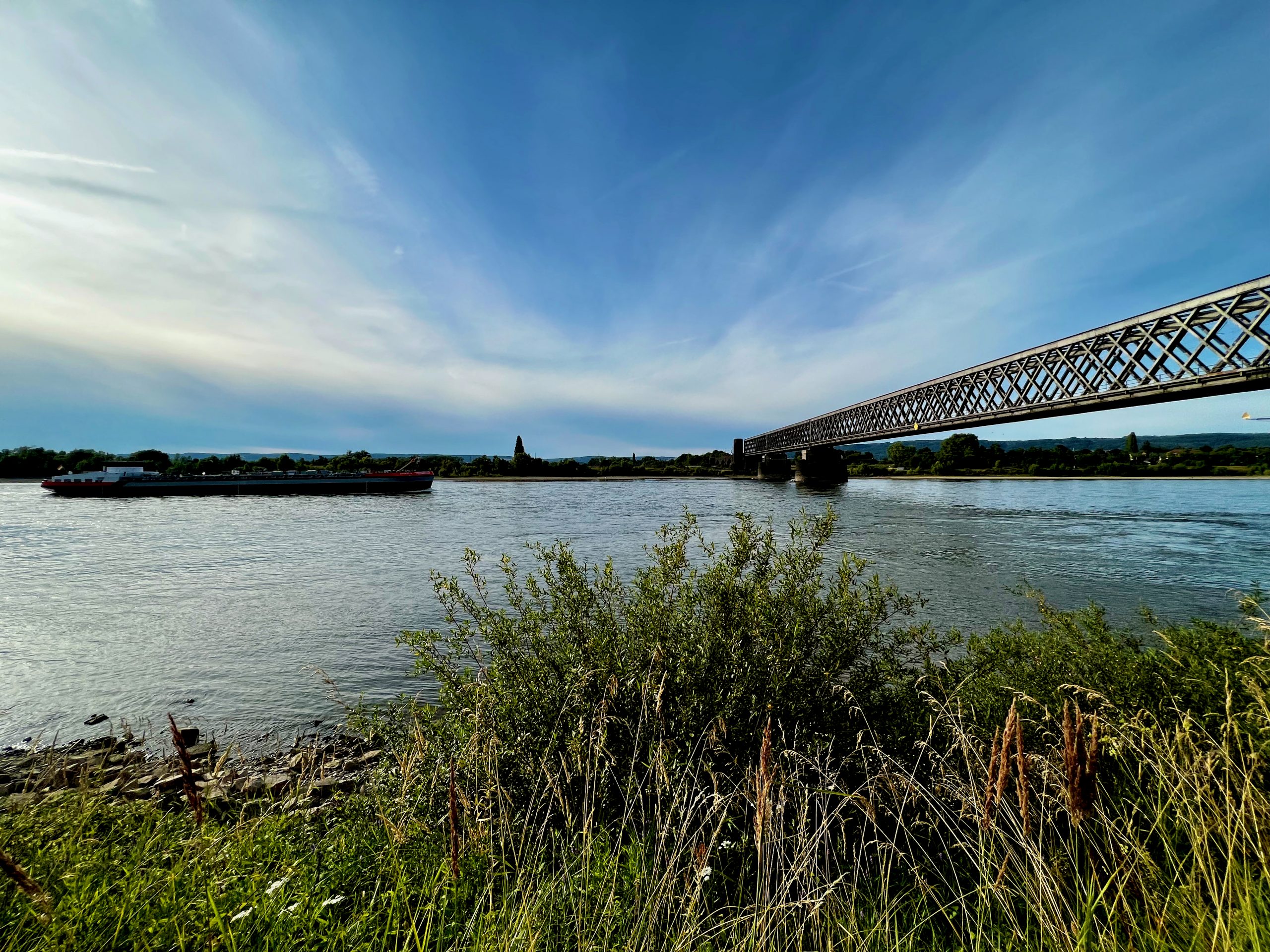 Eisenbahnbrücke bei Engers und Urmitz
