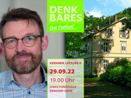 Keramik Lecture II: Von der ökologischen Weisheit des Handwerks -Lesung aus „Tage in Tokio“ und Gespräch mit dem Berliner Schriftsteller Christoph Peters