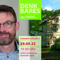 Keramik Lecture II: Von der ökologischen Weisheit des Handwerks -Lesung aus „Tage in Tokio“ und Gespräch mit dem Berliner Schriftsteller Christoph Peters
