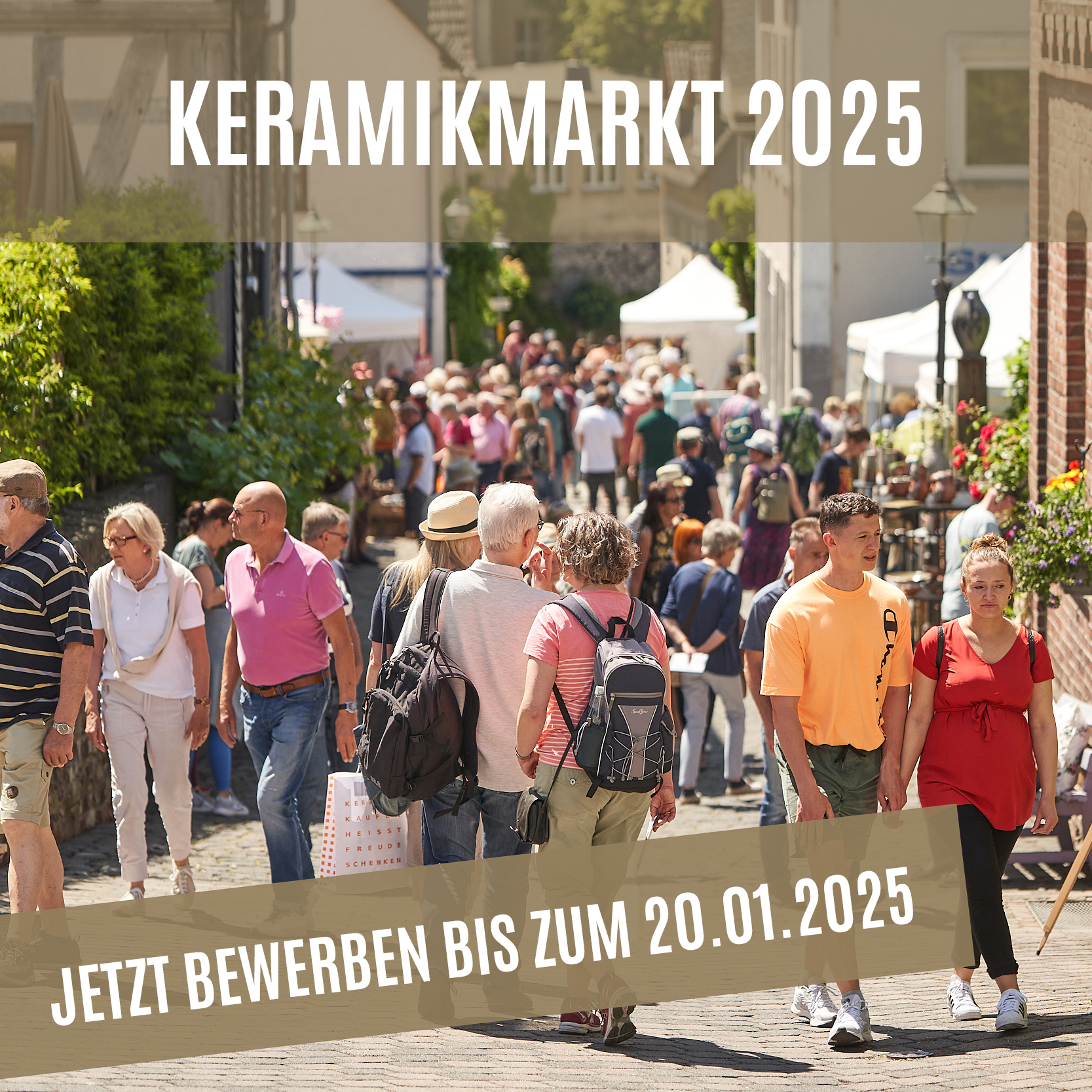 Bewerbung Europäischer Keramikmarkt Höhr-Grenzhausen 2025
