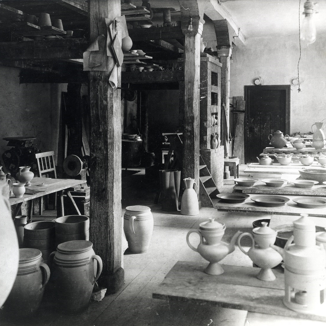 Bauhaus-Werkstatt. Foto Privatbesitz. © Bauhaus-Werkstatt-Museum Dornburg